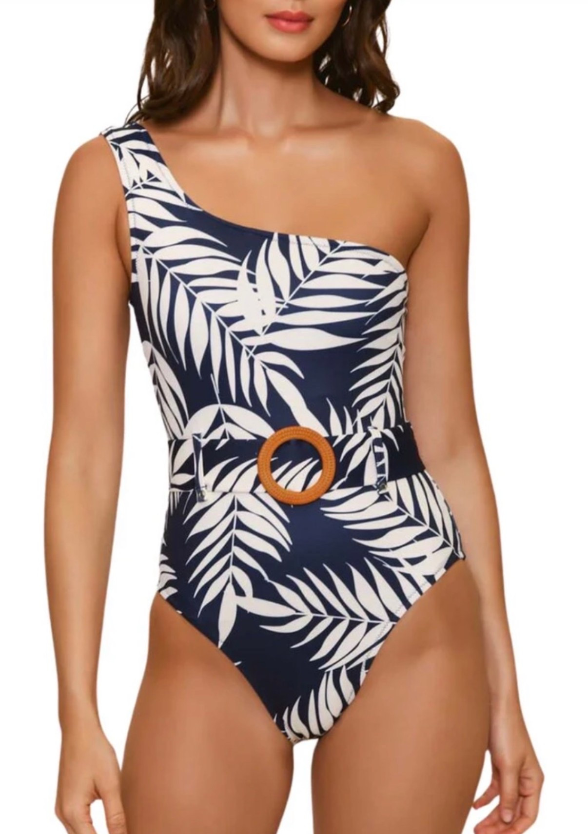 Vacation one-piece find 🌴

This Hutch one-piece is such a good resort/beach find — flattering one-shoulder cut, classic navy + white palm print, and the belt detail makes it feel so much more elevated.

Regularly $187, but I found it on sale for $29.99. Such a good one to grab for vacation while it’s still available.

#LTKTravel #LTKSwim #LTKSaleAlert