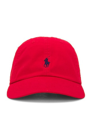 Polo Ralph Lauren Chino Cap in RL 2000 Red & Blue - Red. Size all. | FWRD 