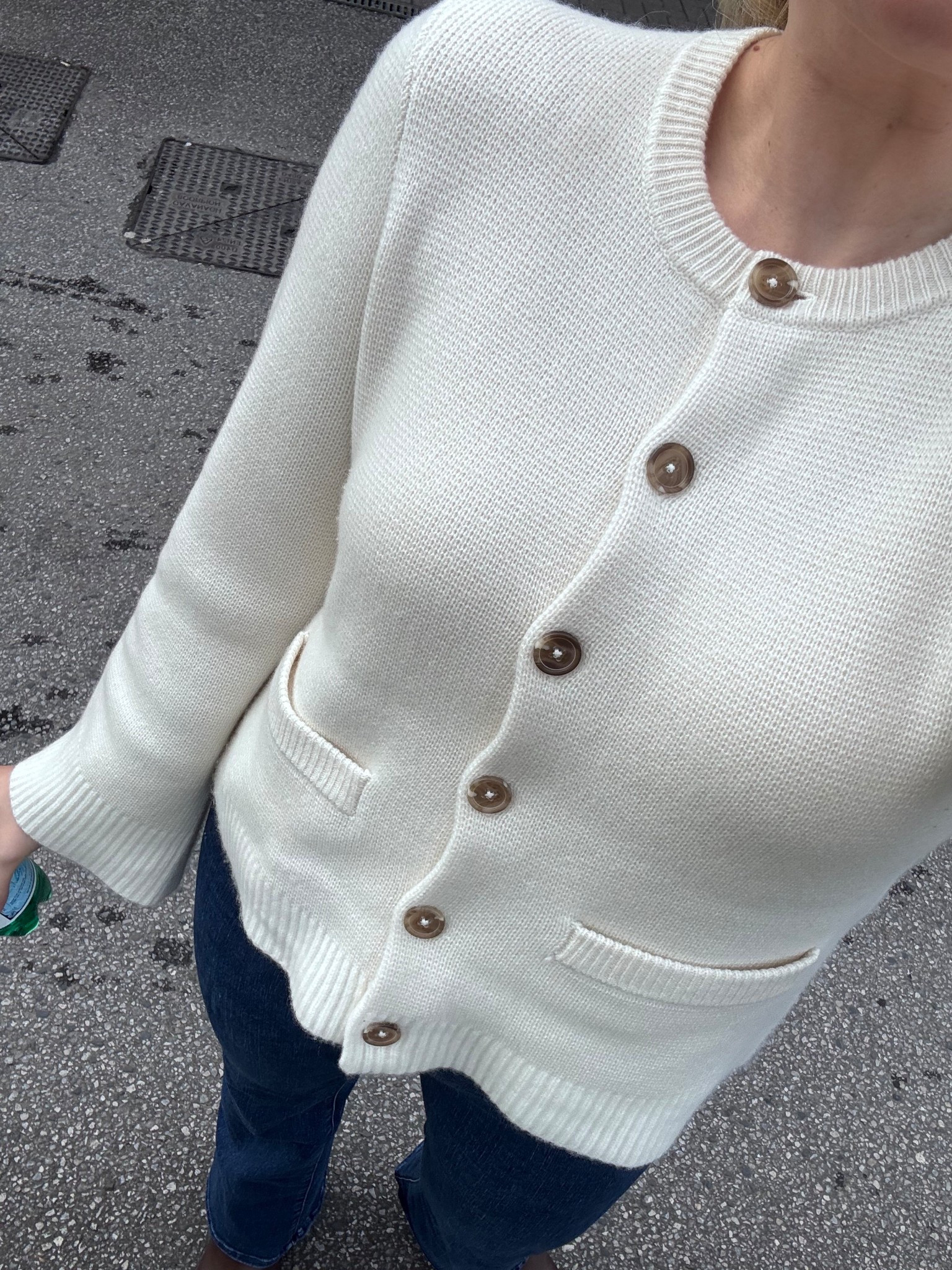 The best sweater in the world 💫 Quince doesn’t get enough hype for how incredible their quality is given the price tag. I have this cardigan in two colors & equally adore them both!! These jeans by Frame are also a huge winner 👖 

#LTKTravel #LTKSeasonal #LTKStyleTip