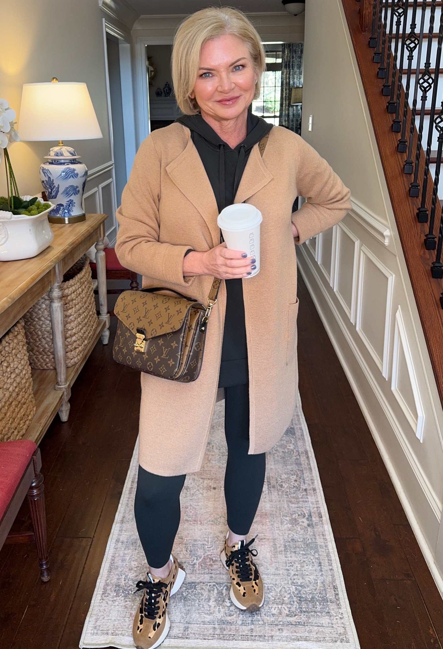 💰Use code SERENAXSPANX for 20% off your order plus free shipping at SPANX!

☕️ Coffee run fit check! Leggings & a hoodie but make it cute 🥰 These pieces from SPANX are your perfect off-duty look. Top it off with a long cardigan and you have a perfect coffee run or travel day outfit. Wearing XS cardigan, small hoodie, medium leggings. 

Athleisure
Leggings outfit
Travel outfit 
Coffee run outfit
Leopard print
Petite friendly

#stylewithserena
#fashionover50
#midlifefashion
#spanx
#spanxpartner

#LTKOver40 #LTKActive #LTKPetite