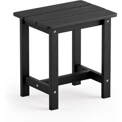 Outdoor Side Table, HDPS Outdoor Adirondack Side Tables, Outside End Table For Patio, Porch, Deck, Weather Resistant/Easy Maintenance | Wayfair North America