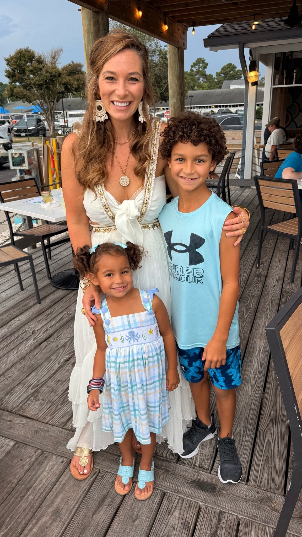 Family date night to celebrate our wins and it’s hot but there is a breeze on the water … kids dinner date clothes

#LTKKids #LTKmomlife #LTKootd
