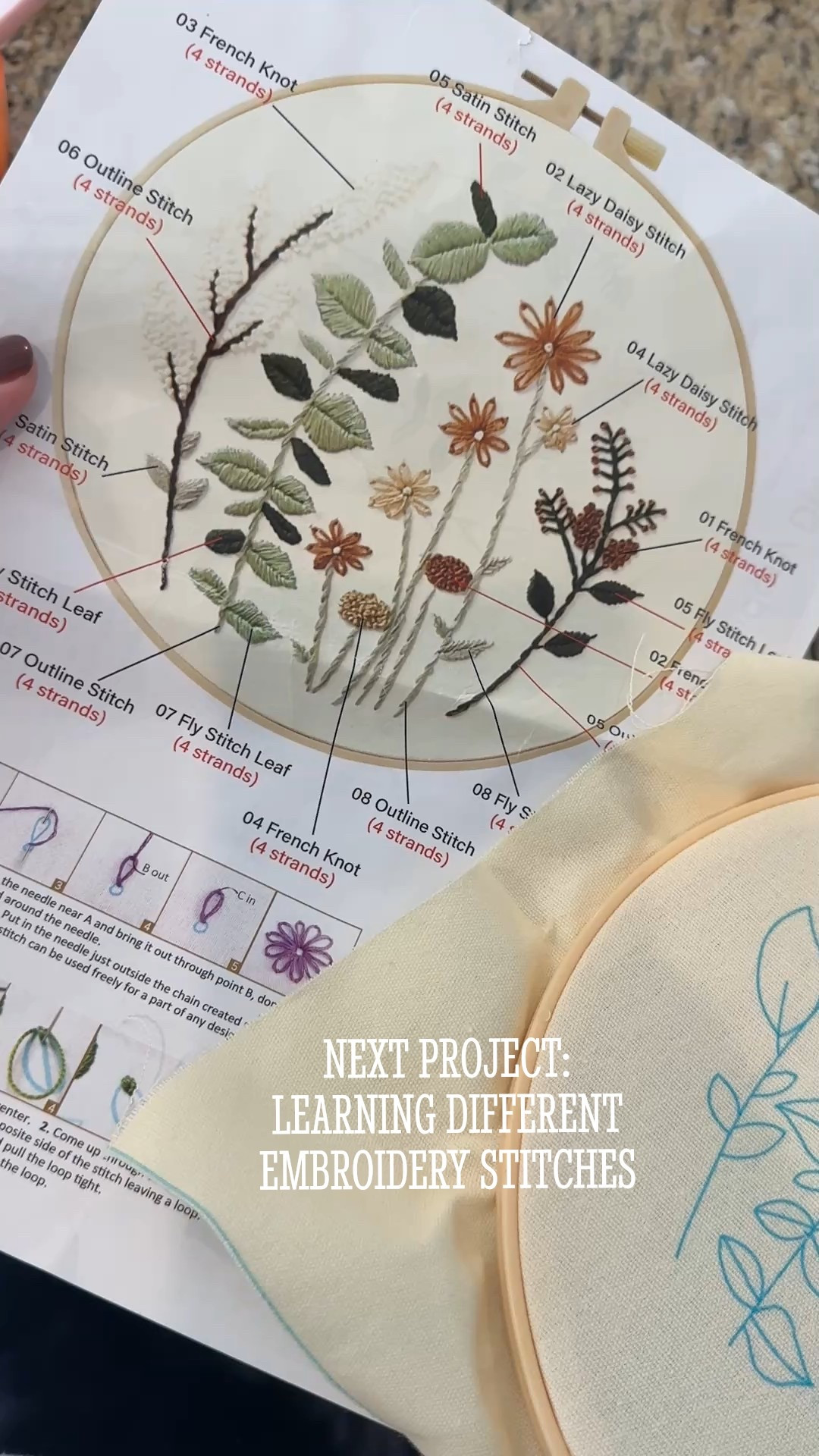 I finished my cross-stitch pattern and couldn’t wait to do another. Grabbed this for under $7 from Amazon, and it comes with 3 embroidery sets to do!

#LTKHome #LTKFamily #LTKSaleAlert