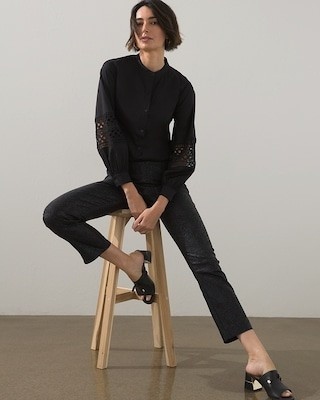 Brigitte Textured Ankle Pants | Chico's