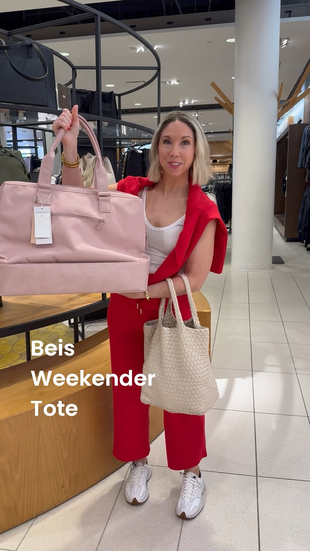 Come shopping with me!

Sharing products I own and love, those on my wishlist and ones I’d pick as gifts to help YOU with your holiday shopping! 

Have a question- or want to see more about a product? Leave me a comment- I’m happy to answer! 

I have this base weekender bag in black, and I love this pink version too! 

This would make a wonderful gift for the traveler or gift for her ! 

I call this my Mary Poppins bag because it fits so many things in it. 

It’s got pockets, different compartments for shoes, or accessories, and a zippered section at the bottom that you can place dirty clothes or shoes in.  

There is even  a strap on the back that can slip over your suitcase handle to be wheeled on top of your luggage through the airport. 

I’ve been able to comfortably put this in the overhead compartment or under the seat in front of me on a regular sized airplane. 

This is a sturdy weekender bag that I’ve had from Beis for years now. 



Beis, Beis weekender bag, gifts for the traveler, gifts for her, Christmas shopping, holiday shopping, Nordstrom, black Friday, cyber Monday #ltkholiday 

#LTKTravel #LTKGiftGuide #LTKCyberWeek