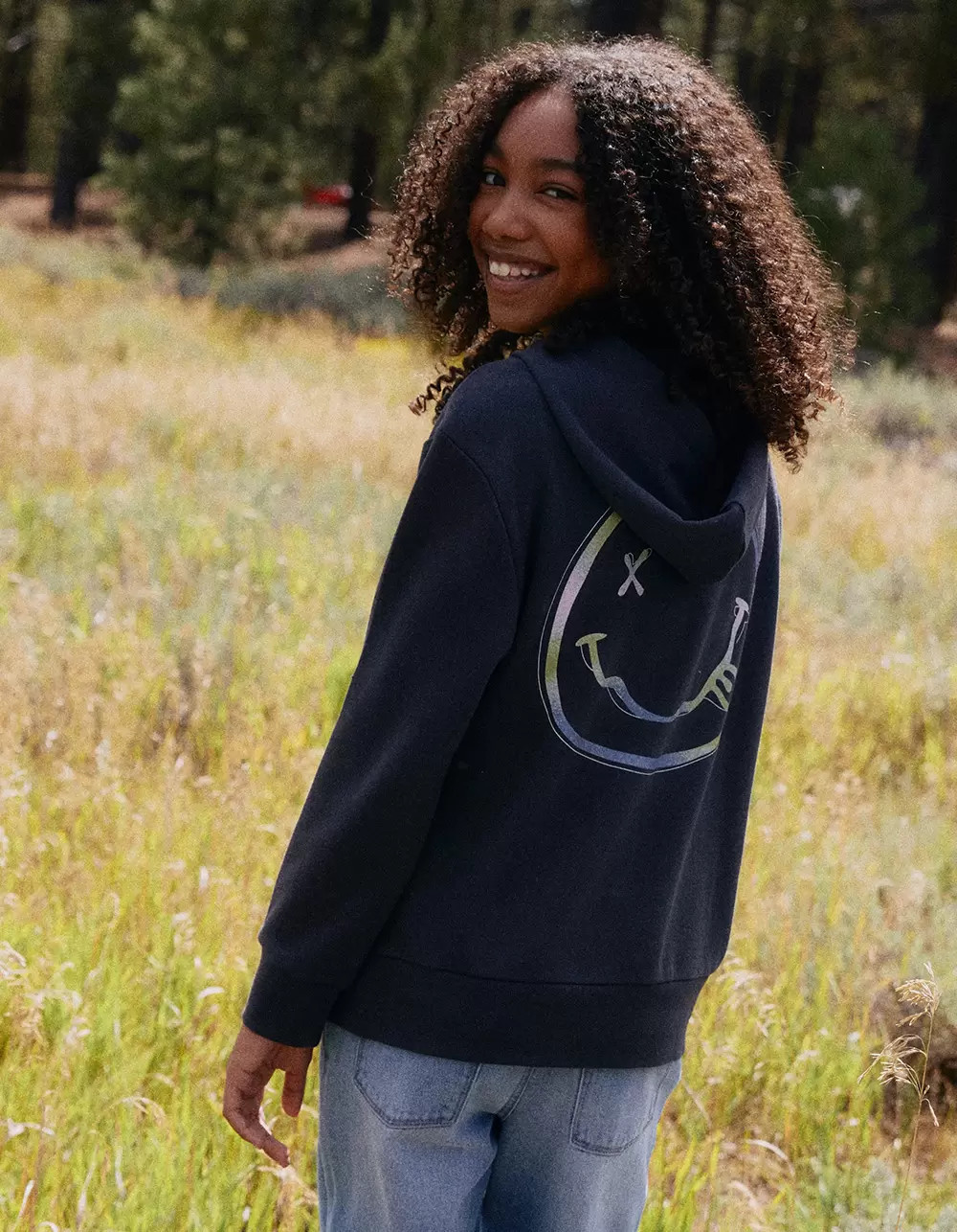 NIRVANA Girls Boyfriend Hoodie | Tillys
