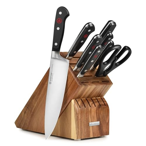 Wusthof Classic 9-piece Knife Block Set (Acacia) | Amazon (US)