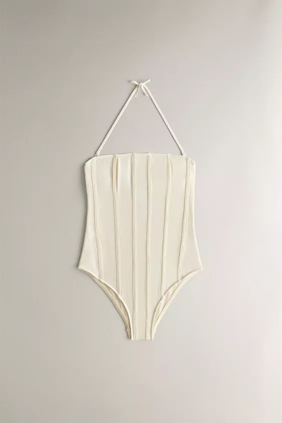 CORSET BEACH SWIMSUIT | Zara US