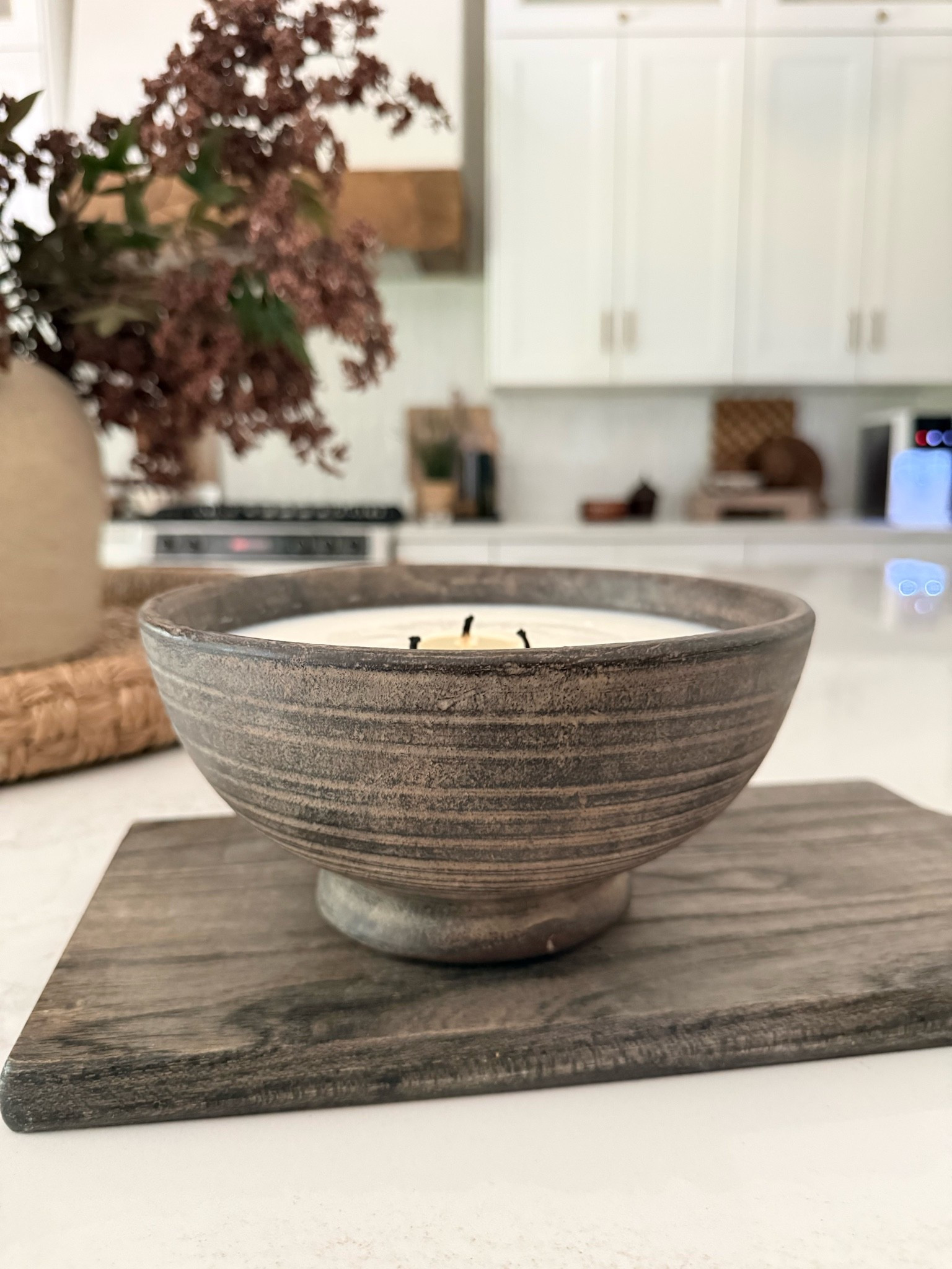 Rustic brown ceramic candle. Love that I will have a beautiful bowl after the candle is done.
Fall home decor

#LTKfall #LTKhome