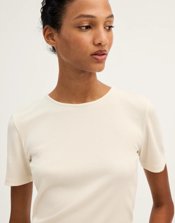 The 9-9 Tee in LuxeRib | Madewell