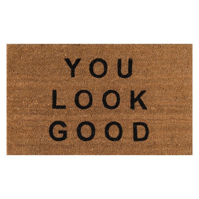 1'6"x2'6" Quote Woven Door Mat Natural - Novogratz By Momeni | Target