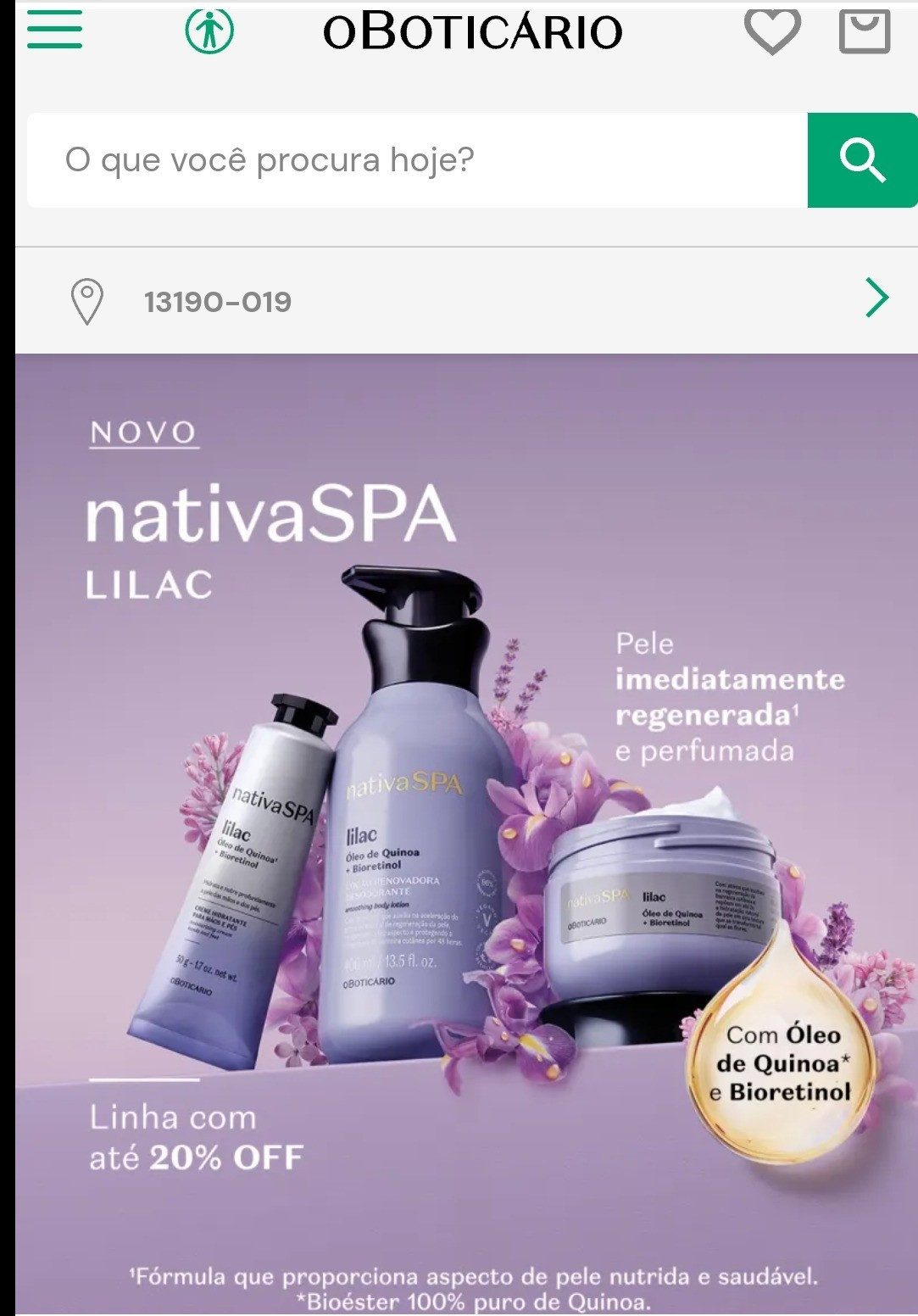 Nativa SPA Lilac 🥰 Renovadora!!Venha conhecer!!Perfume maravilhoso!!#NativaSpa #novidade #boticário 

#LTKbrasil #LTKbeauty #LTKsalealert
