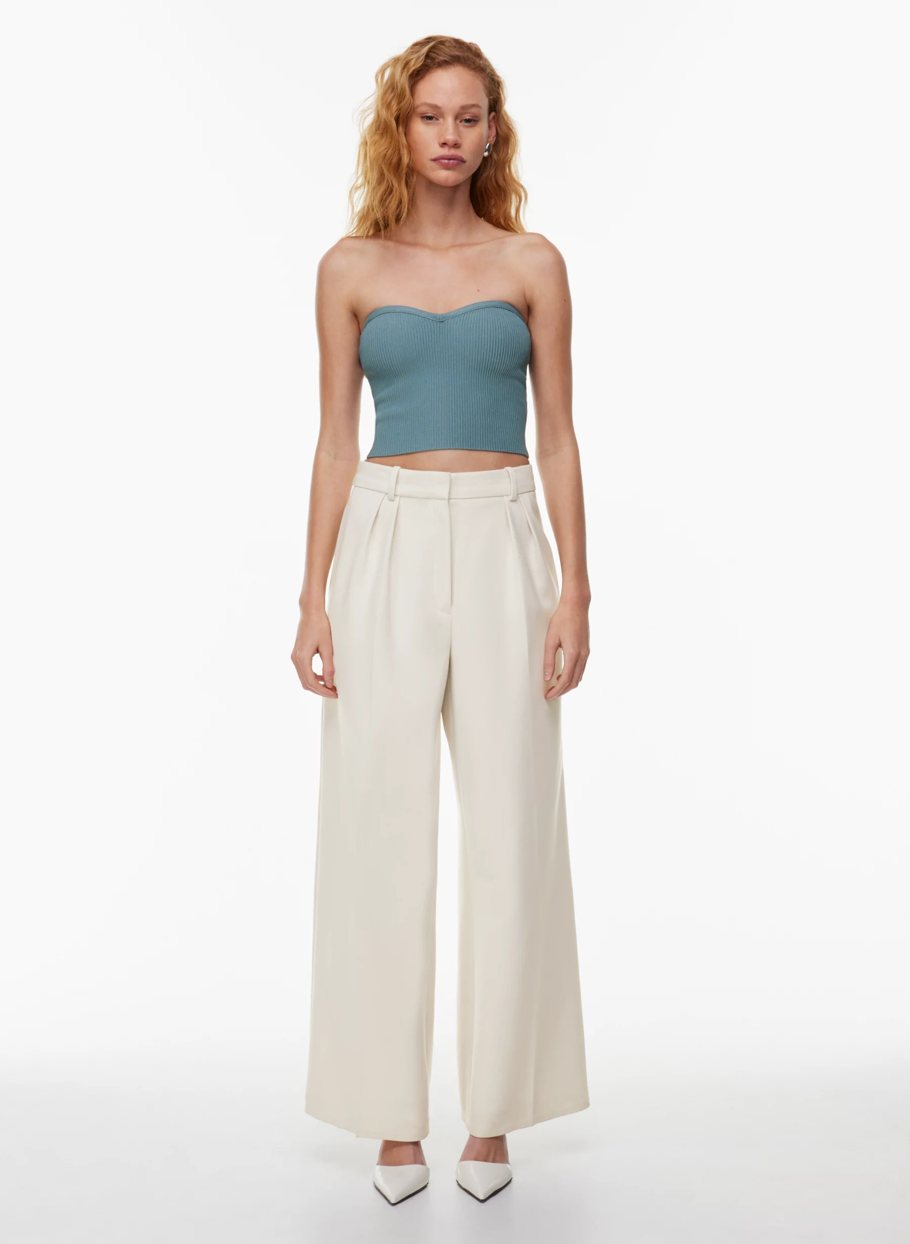 SCULPT KNIT SWEETHEART TUBE TOP | Aritzia