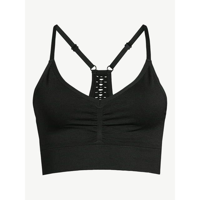 Love & Sports Women's Seamless V-Neck Sports Bra, Sizes XS-2XL | Walmart (US)