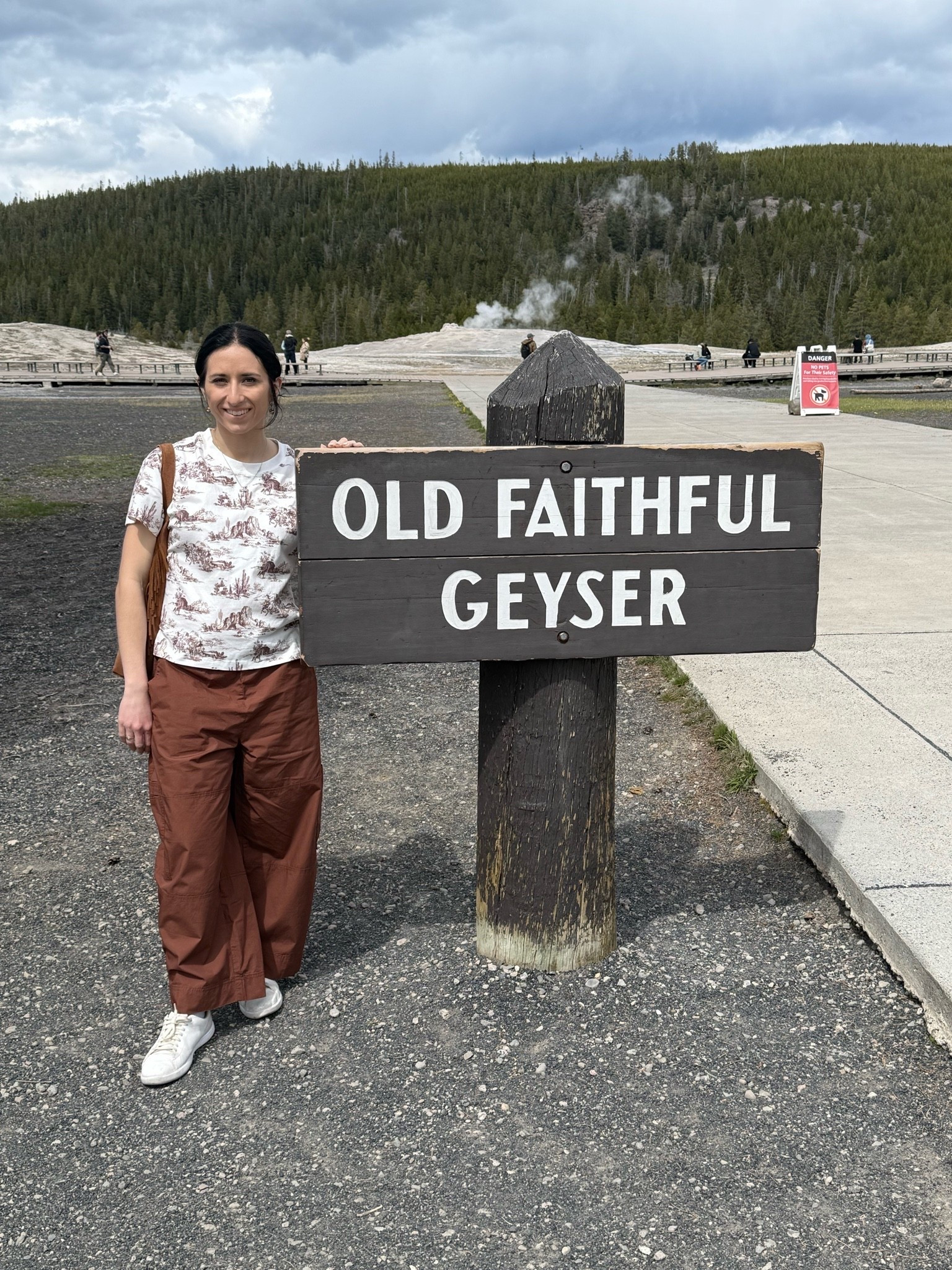Yellowstone’s Old Faithful 🦬🫎🌲💛