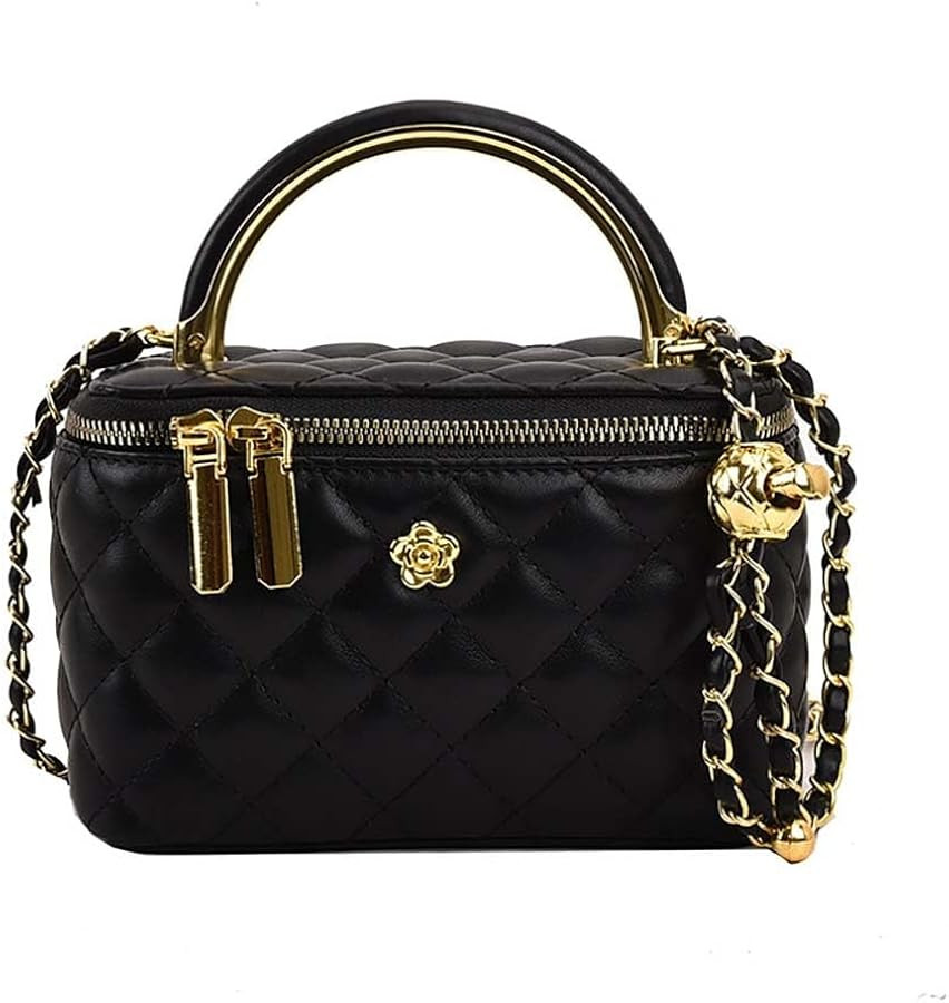 Small bag, diamond grid bag chain handbag single shoulder women's bag, small square bag | Amazon (US)