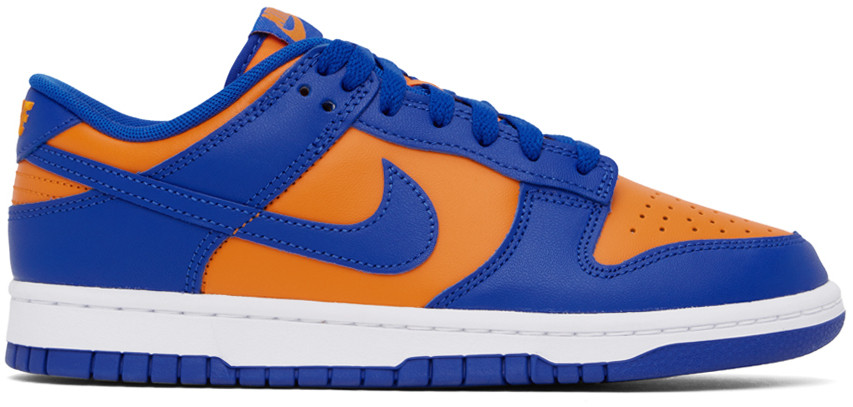 Nike Orange & Blue Dunk Low Retro Sneakers | SSENSE