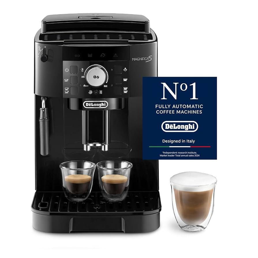 De'Longhi Magnifica S ECAM11.112.B, Kaffeevollautomat mit Milchaufschäumdüse für Cappuccino, m... | Amazon (DE)