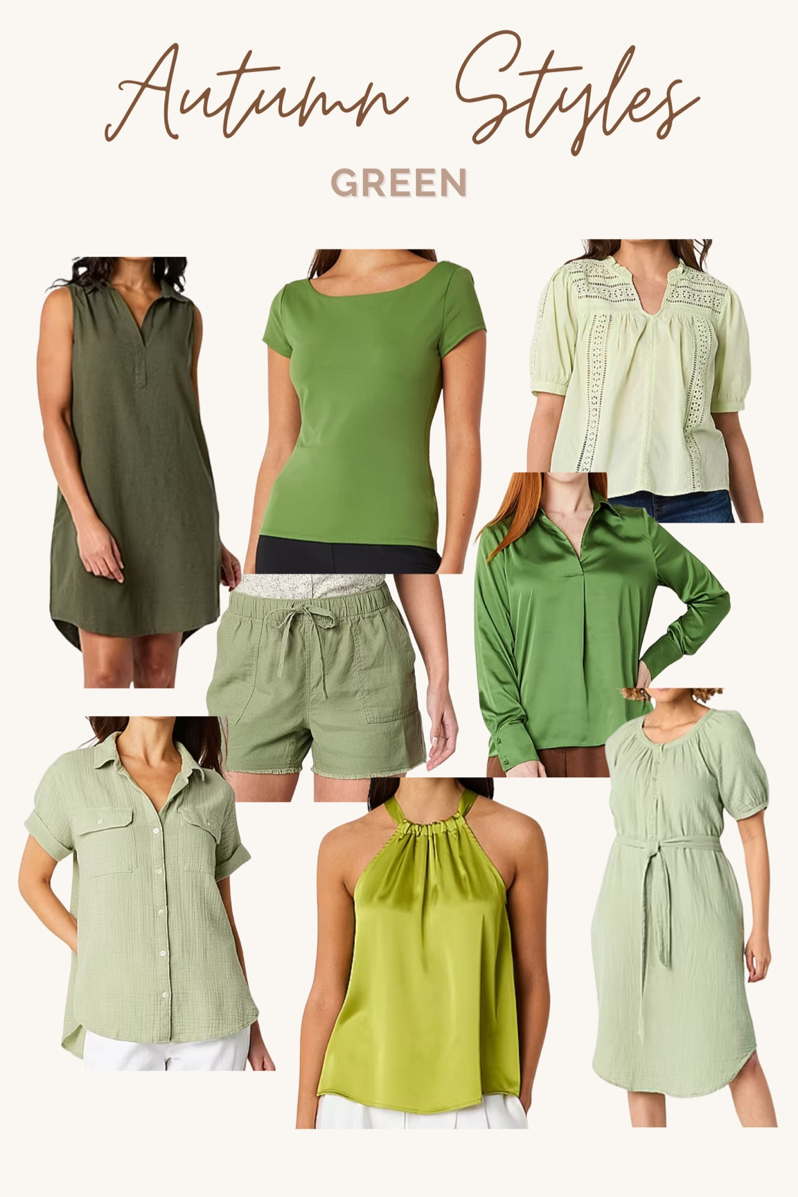 Autumn Greens💚 on sale at JCPenny using code “hotdogs” for 30% off through 4/16! *if you miss the sale create an account for an emailed 30% couponn
 
Grass, Moss, Lime, Apple Jade, Light Sage , Light Olive 

HOC Autumn, True Autumn, Dark Autumn

#LTKsalealert #LTKfindsunder100 #LTKSeasonal