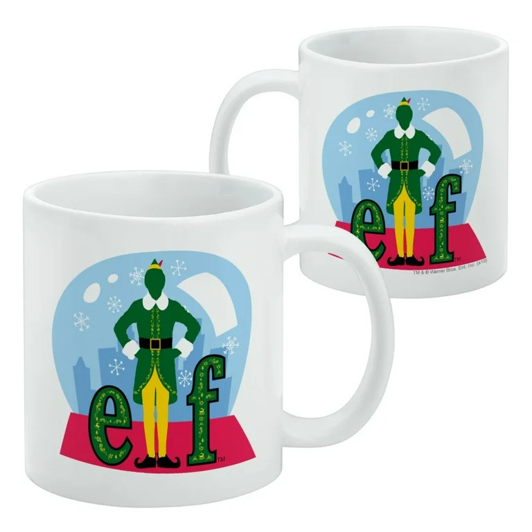 Elf Snow Globed White Mug | Walmart (US)