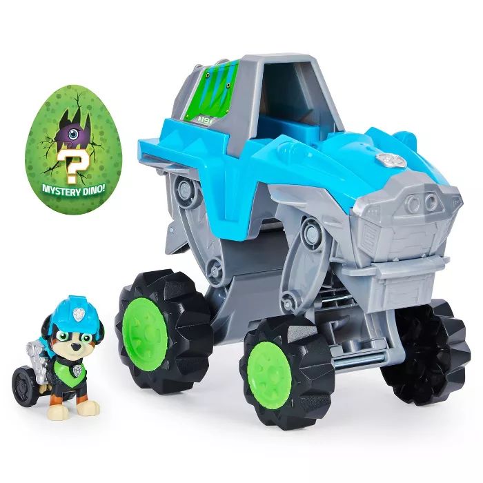 PAW Patrol Dino Rescue Rex's Deluxe Rev Up Vehicle with Mystery Dinosaur Figure | Target