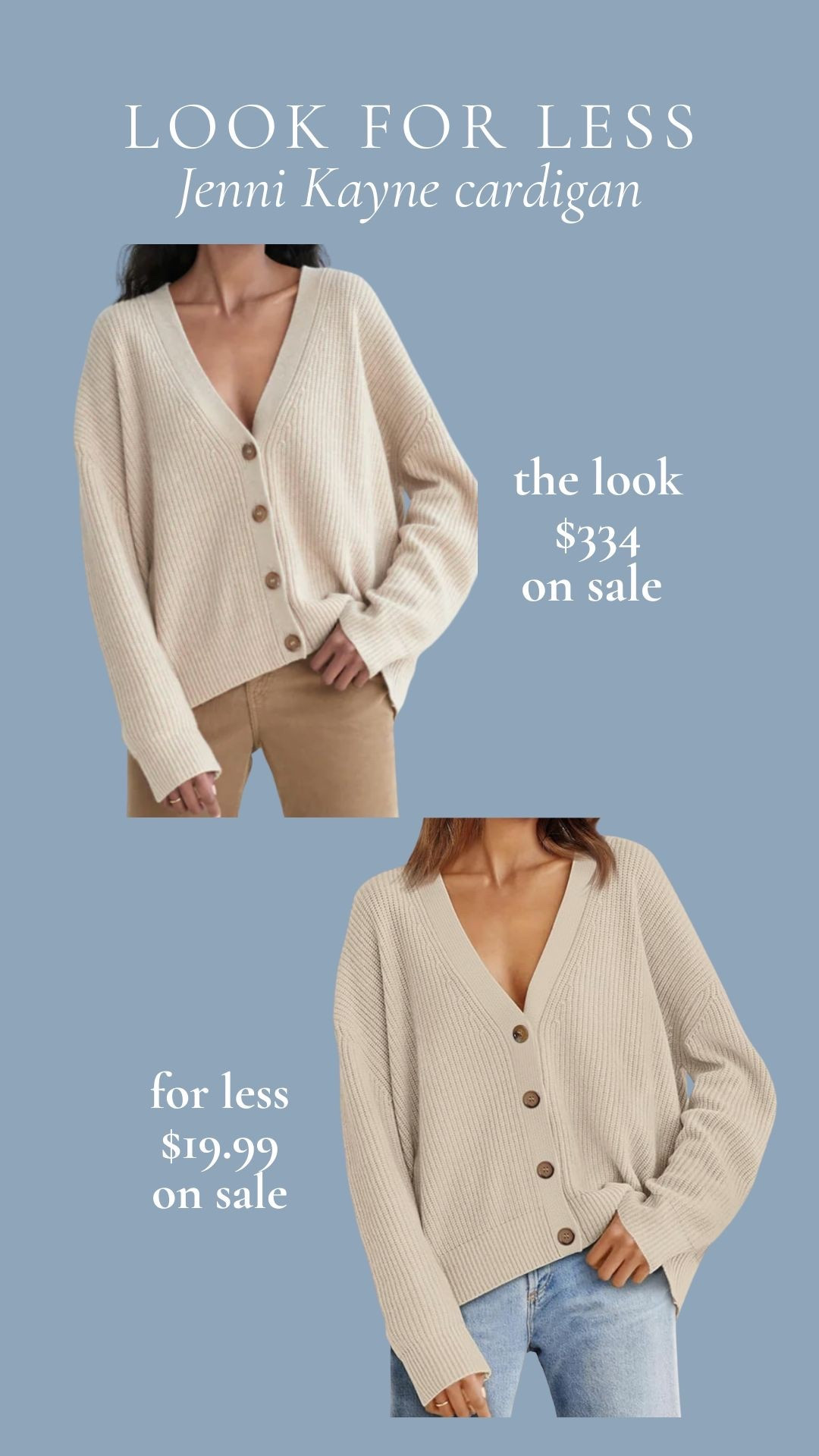 Cozy, classic, and oh-so-chic 🤍 The Jenni Kayne cashmere cocoon cardigan is a splurge I adore… but I found the sweetest look-for-less that gives the same luxe feel without the price tag.

#LTKFindsUnder50 #LTKWorkwear #LTKSaleAlert