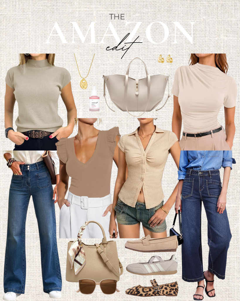 Would you like to know which Amazon Fashion Finds are popular these days? We are loving this mock neck pullover shirt from Saodimallsu and the Kate Kasin button-down blouse. Ezbelle’s V-neck sleeveless top and Goinsound shoulder bag are popular, too. 

 #LTKSeasonal #LTKSaleAlert #LTKTravel