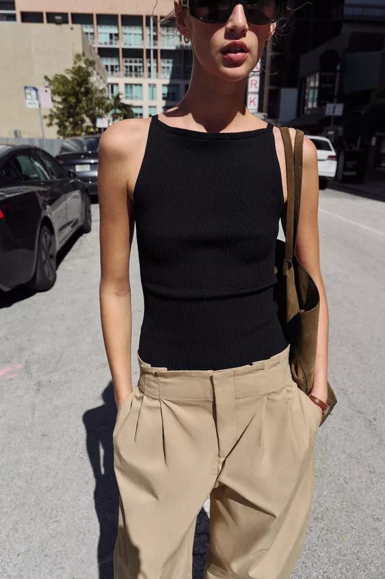 BALLOON PAPERBAG TROUSERS | Zara UK