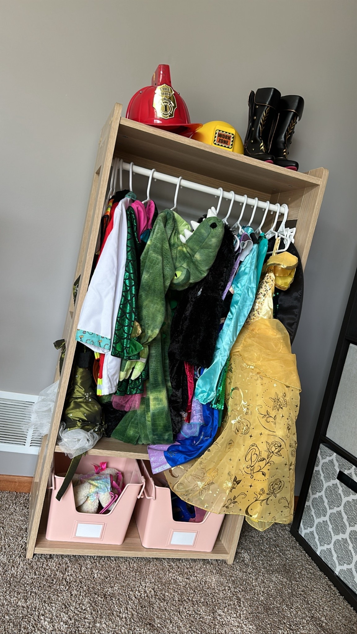 Our dress up station is always on duty around here! The # of times I hang stuff up daily🤣 #girlmom

#LTKmomlife #LTKKids #LTKdayinmylife