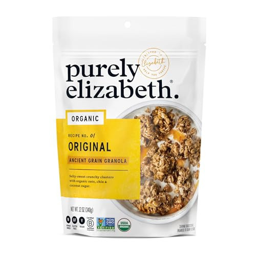 Purely Elizabeth, Organic Original, Ancient Grain Granola, Gluten-Free, Non-GMO (12oz Bag) | Amazon (US)