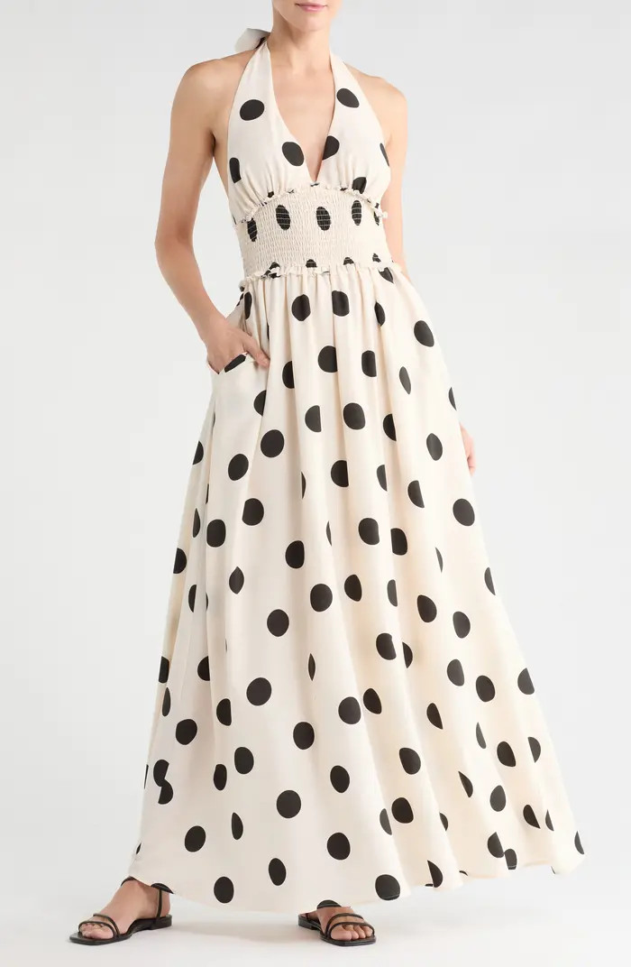 Love By Design Nina Patterned Halter Maxi Dress | Nordstromrack | Nordstrom Rack