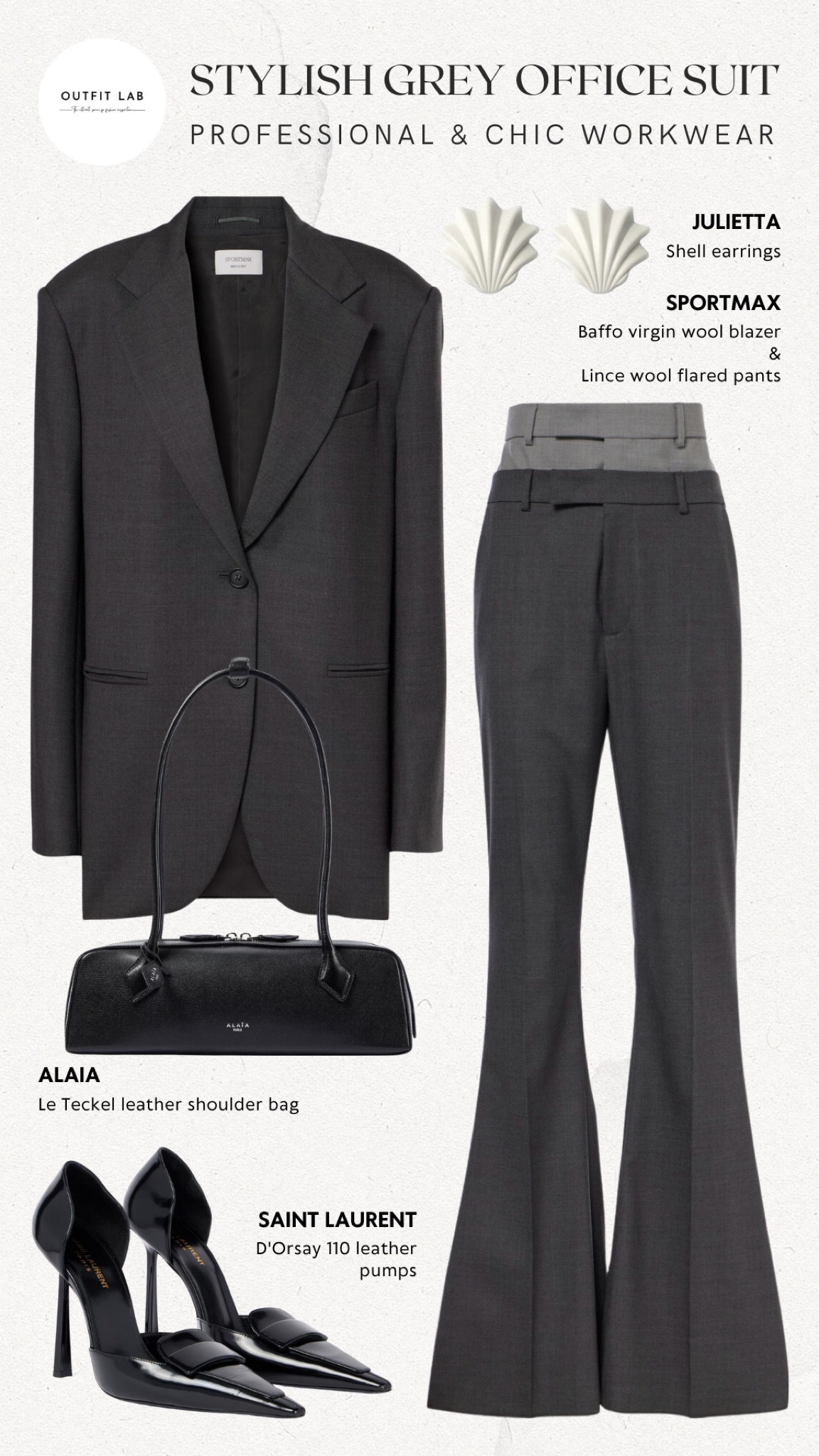 Stylish Grey Office Suit: Professional & Chic Workwear – Shop Now!

Elevate your office style with this stylish grey suit. Featuring a sleek Sportmax blazer and matching pants for a professional yet chic look. Pair it with elegant Saint Laurent pumps and a sophisticated Alaia bag. Complete the ensemble with dazzling Julietta earrings. Perfect for any work setting, this outfit ensures you maintain a polished and fashionable appearance. Shop now to enhance your office wardrobe with this stunning grey suit!

#LTKU #LTKStyleTip #LTKWorkwear