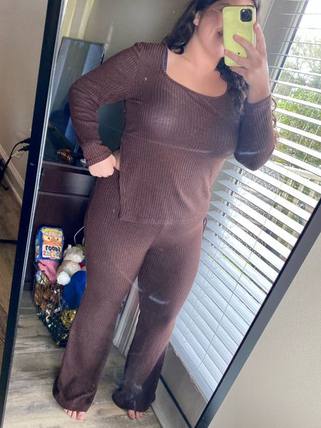 Wearing a size 1X , SHEIN curve, SHEIN fashion, SHEIN lounge wear, SHEIN lounge set

#LTKFind #LTKstyletip #LTKunder50