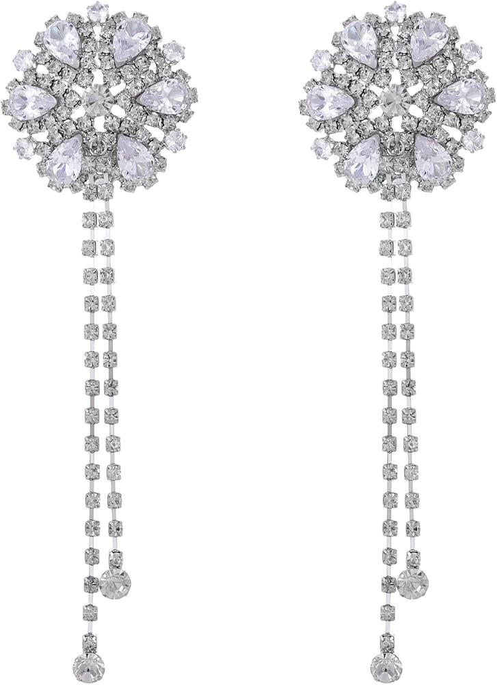 Rhinestone Tassel Nipple Pasties Body Chain Rhinestone Nipple Cover Sticker Crystal Chest Nipple ... | Amazon (US)