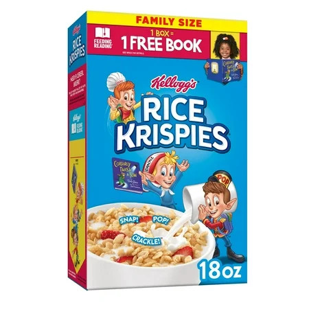 Kellogg s Rice Krispies Original Breakfast Cereal 18 oz | Walmart (US)