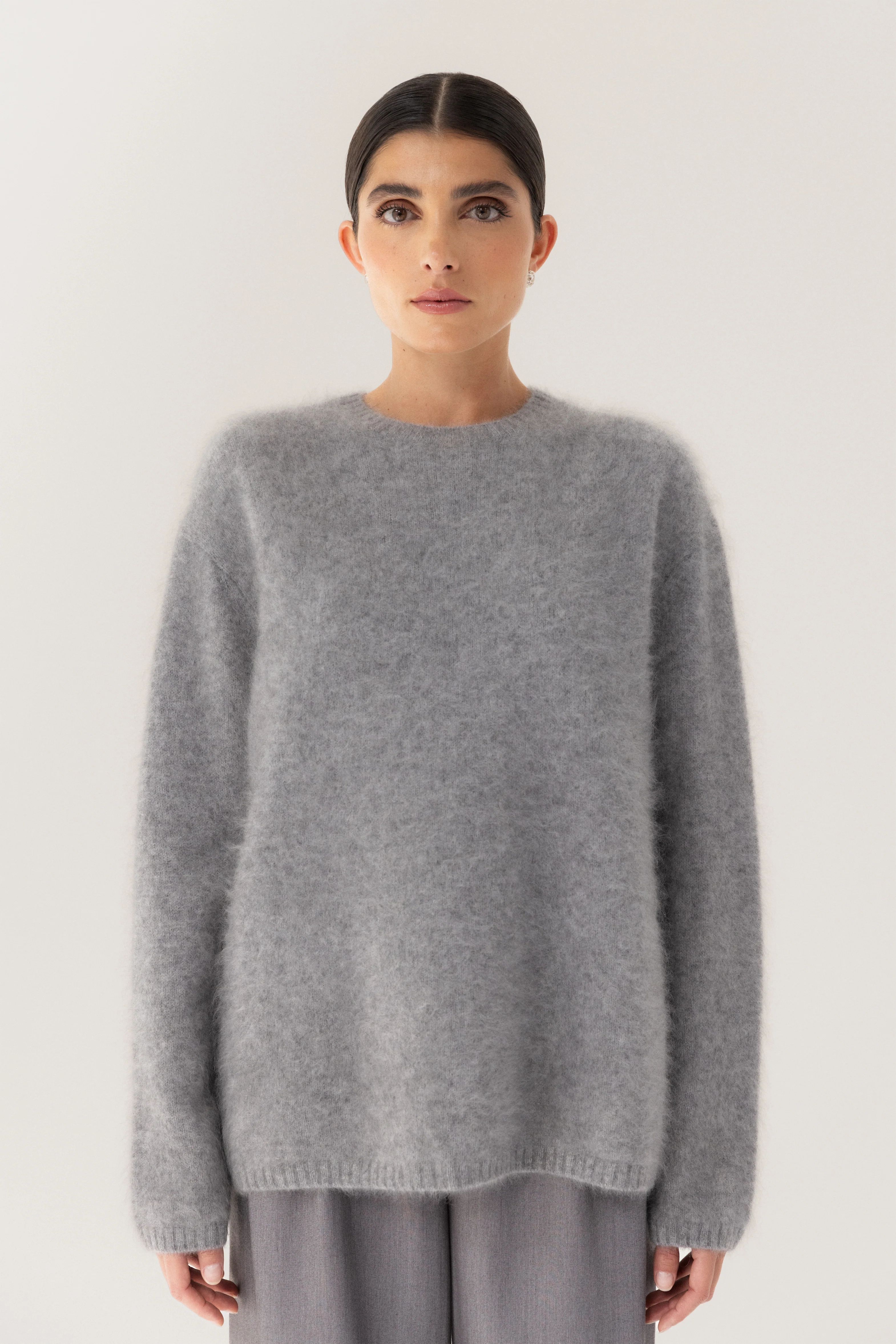 Floy Cashmere Sweater, grey | Almada Label