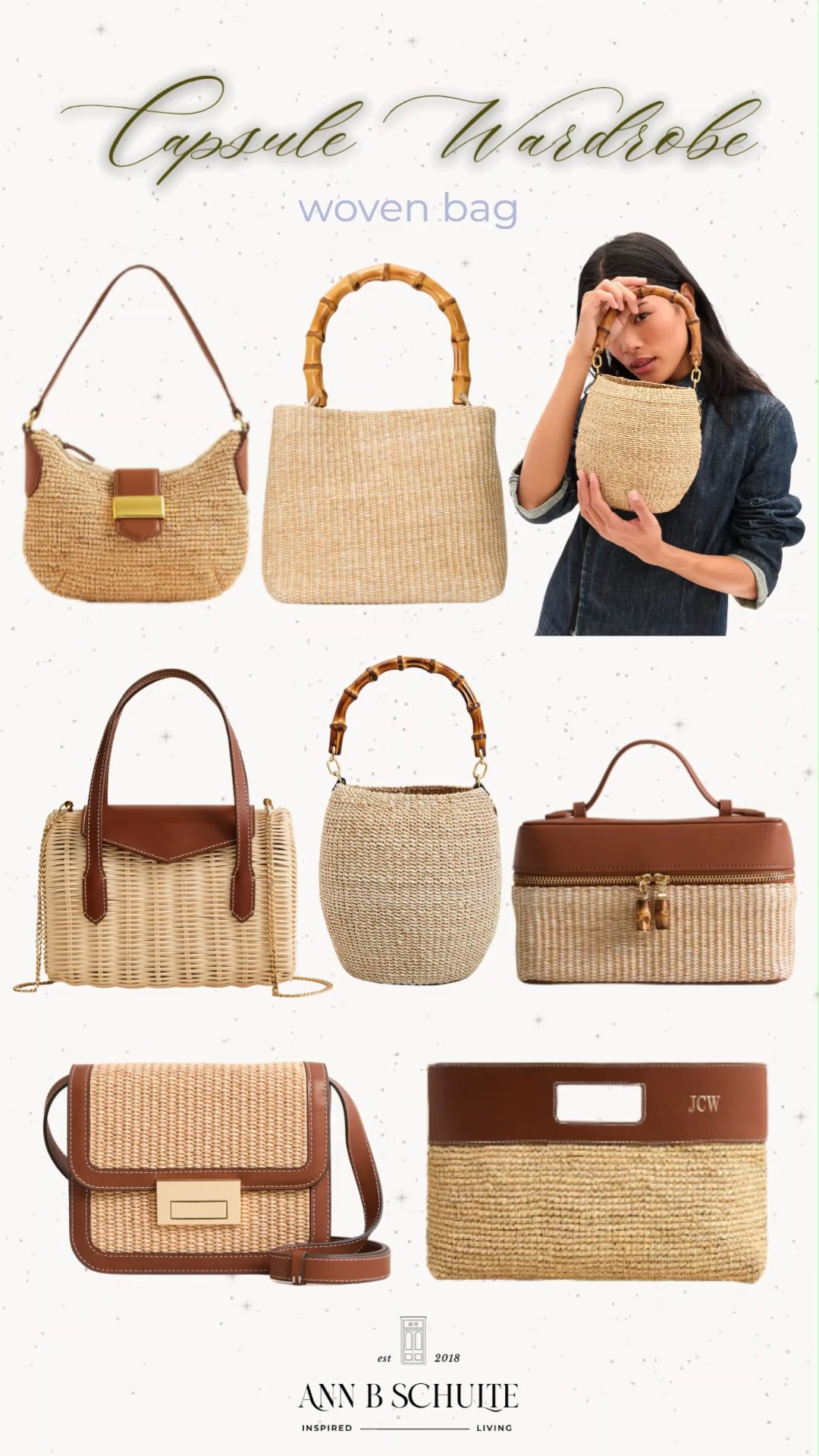 Woven bags are the quiet heroes of every capsule wardrobe, bringing texture and timeless charm to any outfit. Effortless, practical, and undeniably chic. 🌾🤍👜

#CapsuleWardrobe #WovenBags #MinimalStyle #EffortlessChic #SpringAccessories #TimelessStyle #OOTDinspo #ChicLooks #EverydayOutfits #StyleInspo 

 #LTKootd