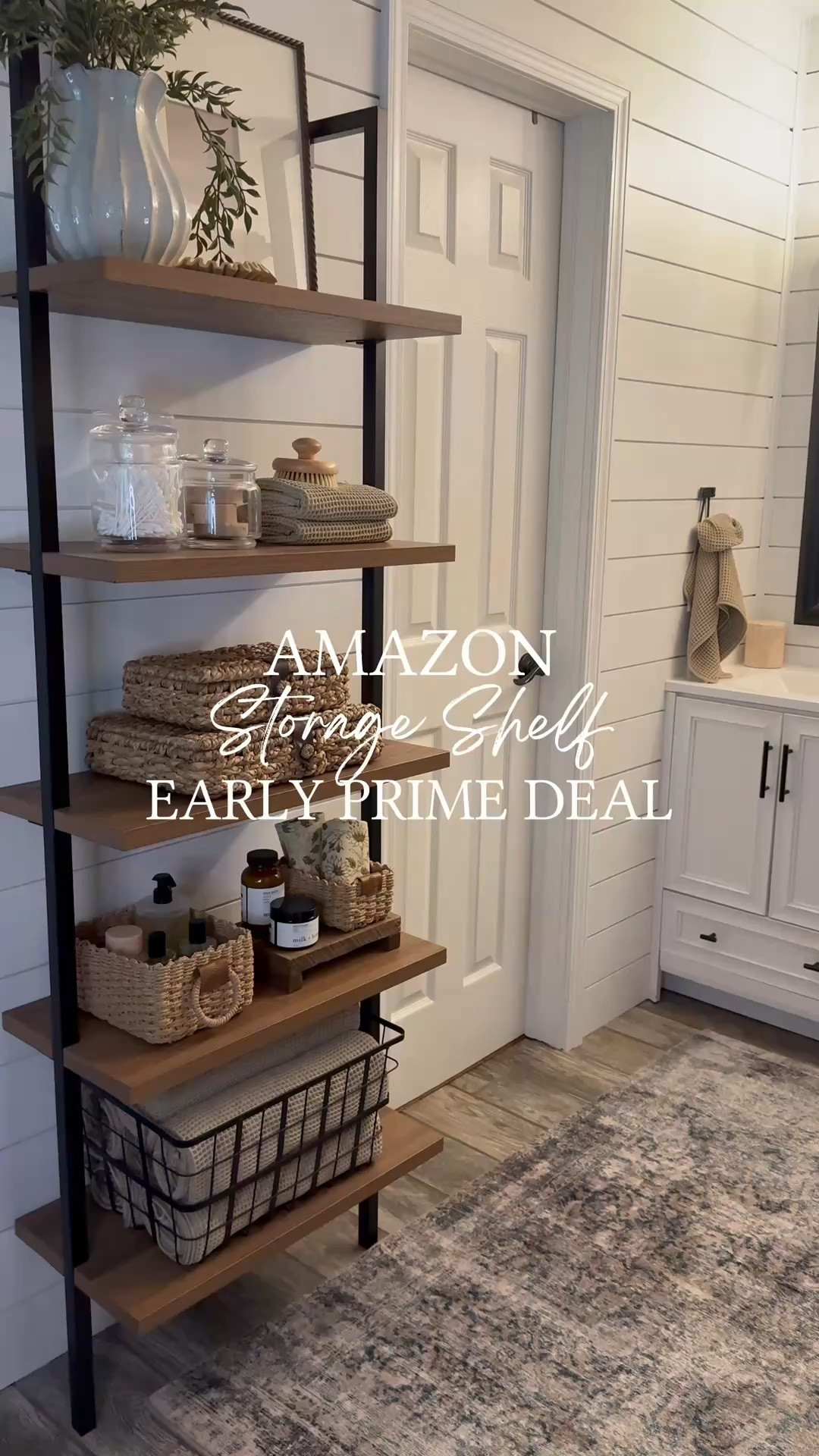 The Shelf Everyone Asks About Is An Early Prime Day Deal. Pretty storage that actually works! 🤎 This Amazon shelf adds such a cozy touch to our bathroom while keeping everything organized and within reach. The warm wood and black frame make it easy to style and fit into so many spaces!

#AmazonHome #BathroomStorage #StorageShelf #BathroomDecor #BathroomOrganization #WoodShelf #NeutralHomeDecor #EarlyPrimeDayDeals #LTKHome #LTKSaleAlert

#LTKHome #LTKSaleAlert #LTKgrwm