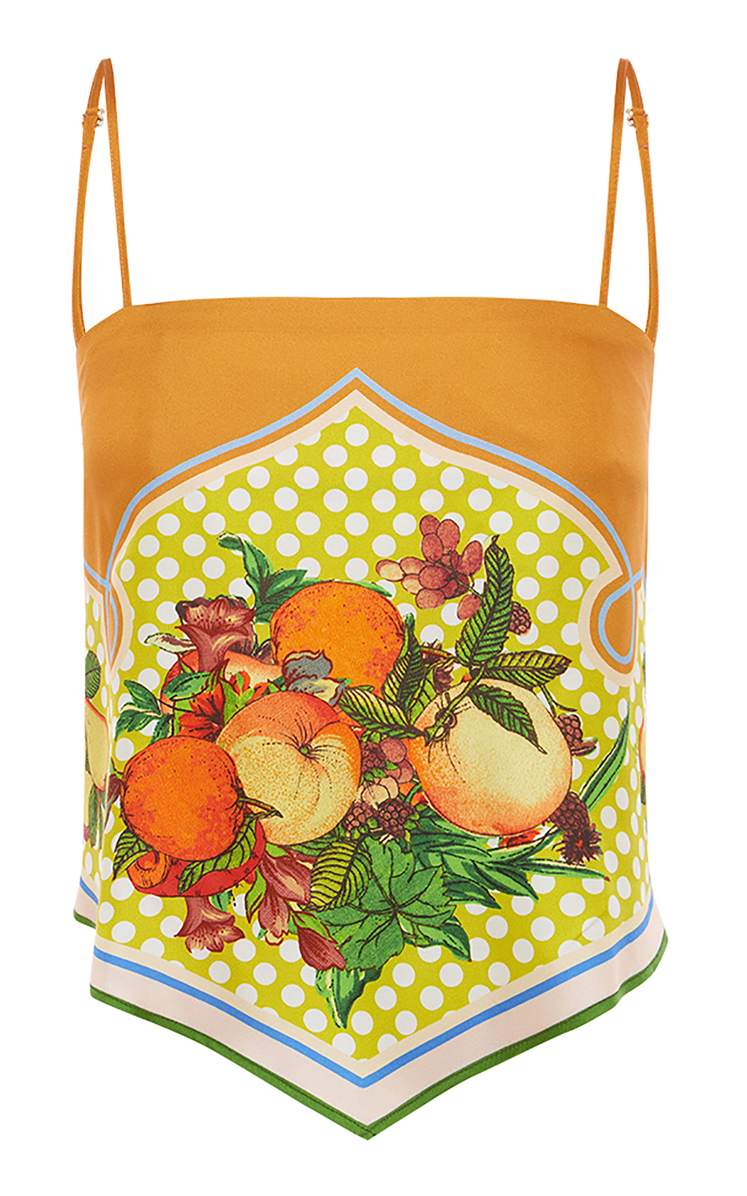 Lemonis Printed Silk Twill Scarf Top | Moda Operandi (Global)