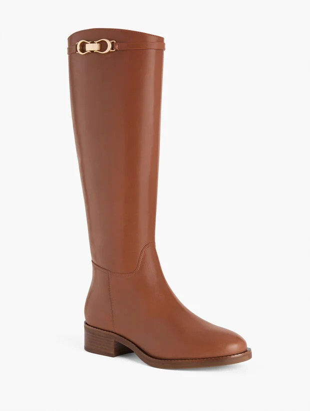 Waverly Vachetta Tall Riding Boots | Talbots