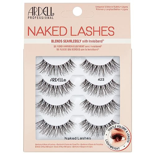 Ardell Strip Lashes Naked Lashes #422, 4 Pairs x 1-Pack | Amazon (US)