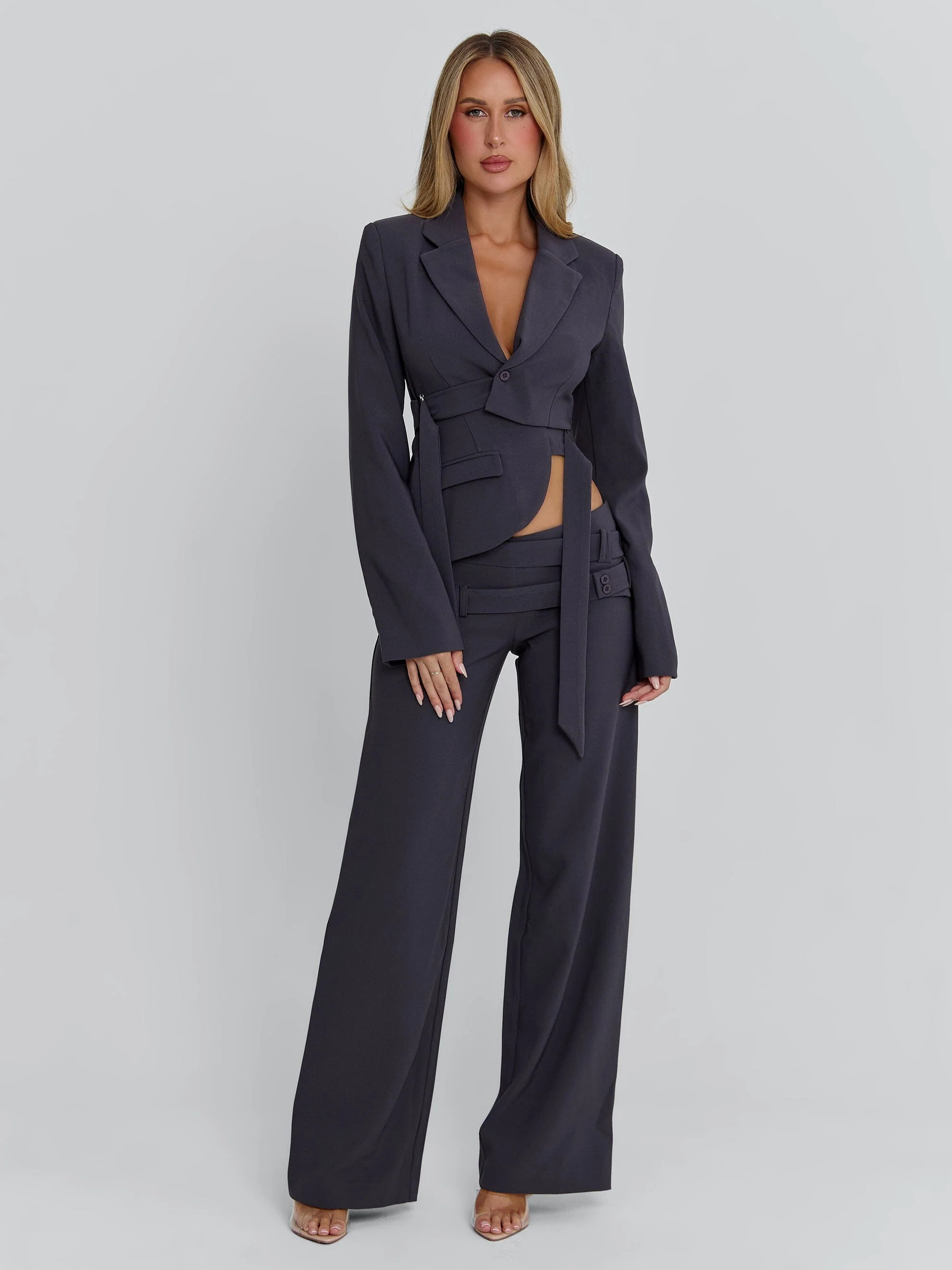 RIVERIA BLAZER CHARCOAL | Outcast (US & UK)