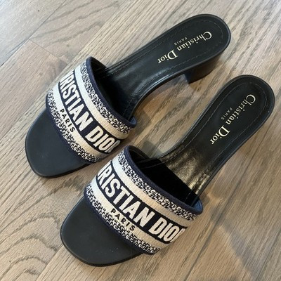 Christian Dior Auth Sz38 Dway Sandals Used | eBay US