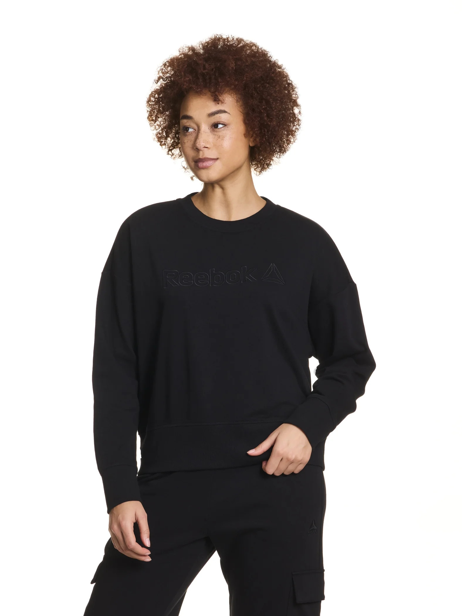 Reebok Women's Meet and Greet Crewneck Sweatshirt, Sizes XS-XXXL | Walmart (US)