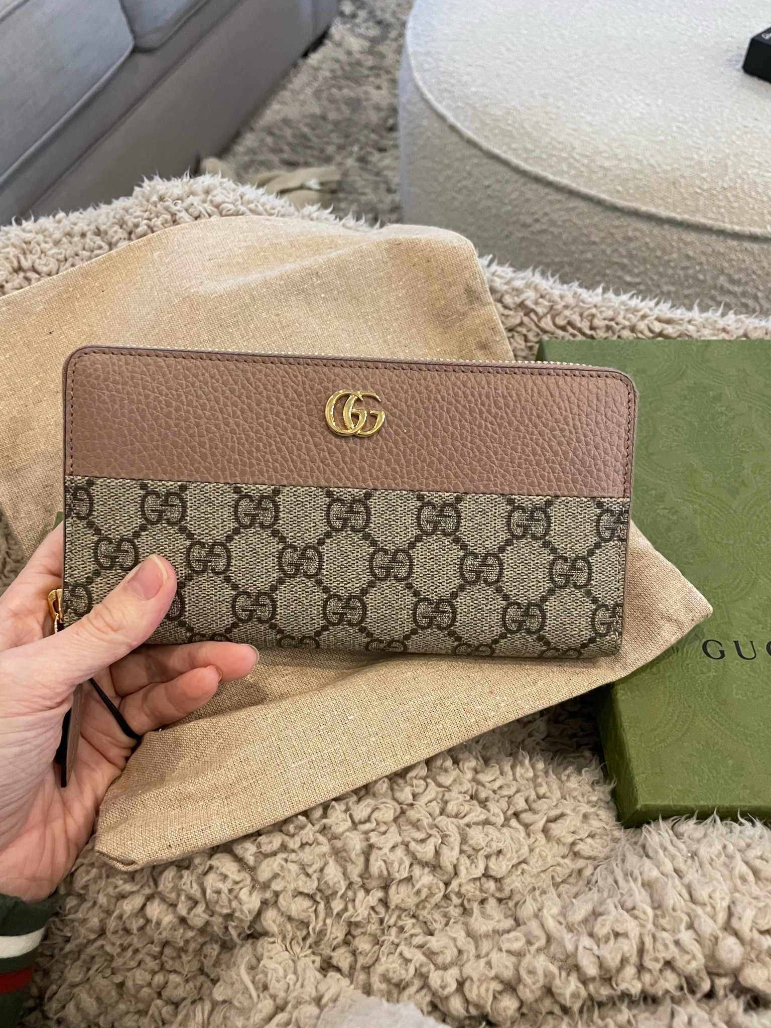 Gucci GG Marmont keychain wallet curated on LTK