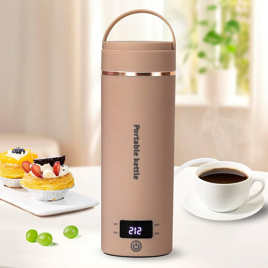 Travel Electric Kettle Portable Mini Kettle,Small Hot Water Boiler with 4 Temperature Settings,30... | Amazon (US)