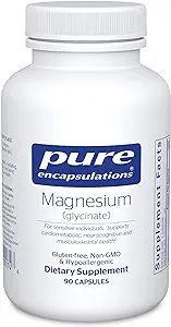 Pure Encapsulations Magnesium (Glycinate) - Supplement to Support Stress Relief, Sleep, Heart Hea... | Amazon (US)