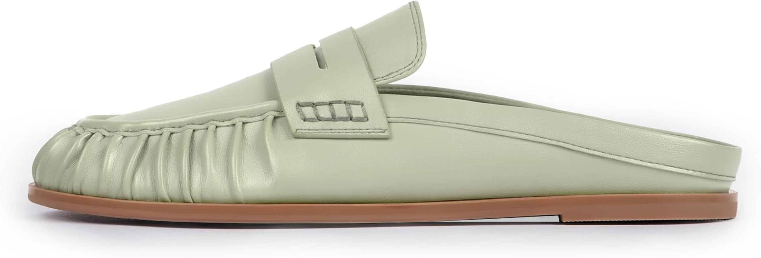 QIY Mules for Women Penny Loafers Comfortable Dressy Slip on Backless Flats Slides Slippers Walki... | Amazon (US)