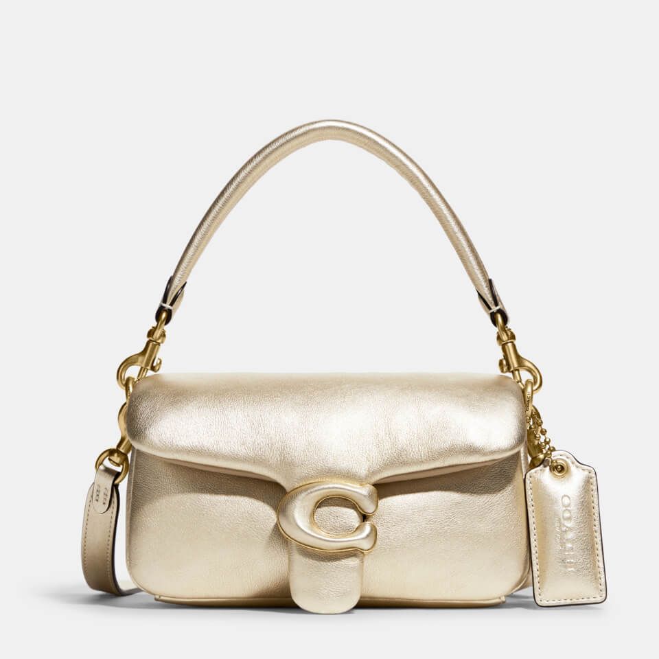 Coach Women's Pillow Tabby Bag 18 - Metallic Soft Gold | Mybag.com (Global) 