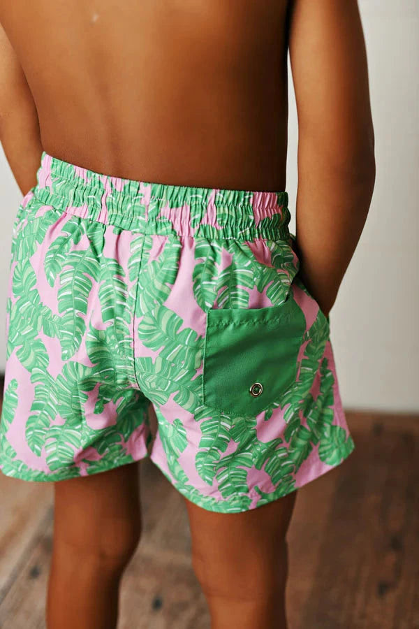 Beverly Palms Boy Swim Trunks | The Horseshoe Crab